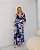 Vestido Midi Tule Decote V Com Drapeado - Imagem 3