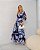 Vestido Midi Tule Decote V Com Drapeado - Imagem 1
