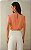 Blusa Em Crepe Pregas Manga Tulipa Donna Ritz - Imagem 3