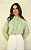 Blusa Drapeado Frontal Manga Longa Donna Ritz - Imagem 1