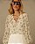 Blusa Crepe Decote V Floral Com Botões Milalai - Imagem 6