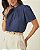Blusa Crepe Com Pregas Gola Milalai - Imagem 4