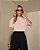 Blusa Crepe Com Pregas Gola Milalai - Imagem 6