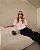 Blusa Crepe Com Pregas Gola Milalai - Imagem 8