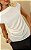 Blusa Canoa Drapeado Lateral Doce Flor - Imagem 2