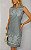 Vestido Tubinho Cavado Estampado Renda - Imagem 2
