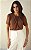 Blusa Em Crepe Multi Pregas Frontal Donna Ritz - Imagem 1