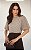 Blusa Manga Balone Chiffon Listras Donna Ritz - Imagem 3