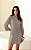 Vestido Curto Chiffon Listras Donna Ritz - Imagem 1