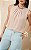Blusa Em Crepe Regata Pregas Doce Flor - Imagem 1