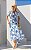 Chemise Tricoline Mangas Curtas Floral - Imagem 1