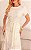 Vestido Midi Alfaiataria Pespontado Com Fenda - Imagem 3