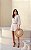 Camisa Manga Balone Linho Listrado Donna Ritz - Imagem 4
