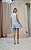 Blusa Crepe Gola Alta Frente Dupla Milalai - Imagem 3