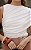 Blusa Em Tule Com Drapeado Ombro - Imagem 3