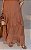 Vestido Midi Bicolor Malha Canelada Decote Redondo - Imagem 2