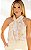 Regata Prega Floral Donna Ritz - Imagem 5