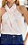 Regata Prega Floral Donna Ritz - Imagem 2