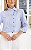 Camisa Tricoline Listrada Gola Assimétrica Donna Ritz - Imagem 8