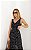 Vestido Longo Chiffon Poá Decote V Donna Ritz - Imagem 4