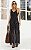 Vestido Longo Chiffon Poá Decote V Donna Ritz - Imagem 2