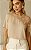 Blusa Dupla Em Crepe Com Renda Doce Flor - Imagem 7