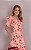 Vestido Midi Bordado Com Cinto - Imagem 5
