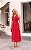 Vestido Midi Alfaiataria Botões E Com Cinto Faixa - Imagem 1