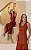 Vestido Midi Em Tricoline Com Recortes e Pesponto - Imagem 4