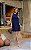 Vestido Curto Em Alfaiataria Com Pregas Ombro Doce Flor - Imagem 6