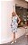 Vestido Tubo Decote Canoa Estampa Floral - Imagem 5