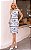 Vestido Tubo Decote Canoa Estampa Floral - Imagem 6