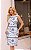 Vestido Tubo Decote Canoa Estampa Floral - Imagem 7