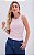 Regata Malha Jersey Franzido Lateral Donna Ritz - Imagem 1