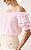 Blusa Em Crepe Com Babados Ombro A Ombro Milalai - Imagem 8