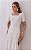 Vestido Midi Bordado Manga Balonê - Imagem 9