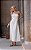 Vestido Midi Twill Com Decote Assimétrico e Alça Única Flor - Imagem 1
