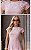 Vestido Midi Em Alfaiataria Gola Redonda e Manga Curta - Imagem 7