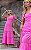 Vestido Midi Em Linho Decote Quadrado com Entremeios Guipir - Imagem 4