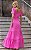 Vestido Midi Em Linho Decote Quadrado com Entremeios Guipir - Imagem 2