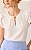 Blusa Em Crepe Com Fivela Dourada Milalai - Imagem 11