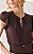 Blusa Em Crepe Com Fivela Dourada Milalai - Imagem 2