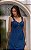 Vestido Midi Em Alfaiataria Decote V e Alças Largas - Imagem 2