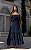Vestido Alça Longo Em Chiffon Poá Com Babados - Imagem 5