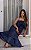 Vestido Alça Longo Em Chiffon Poá Com Babados - Imagem 6