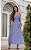 Vestido Midi Em Stripe Life Transpassado Com Alças Largas - Imagem 1