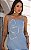 Vestido Midi Alfaiataria Com Decote Reto E Aplicação Flor - Imagem 4