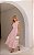 Vestido Midi Em Viscose Maquinetado Com Entremeios - Imagem 1