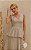 Vestido Midi Tricoline Listrado Com Peplum - Imagem 3
