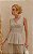 Vestido Midi Tricoline Listrado Com Peplum - Imagem 4